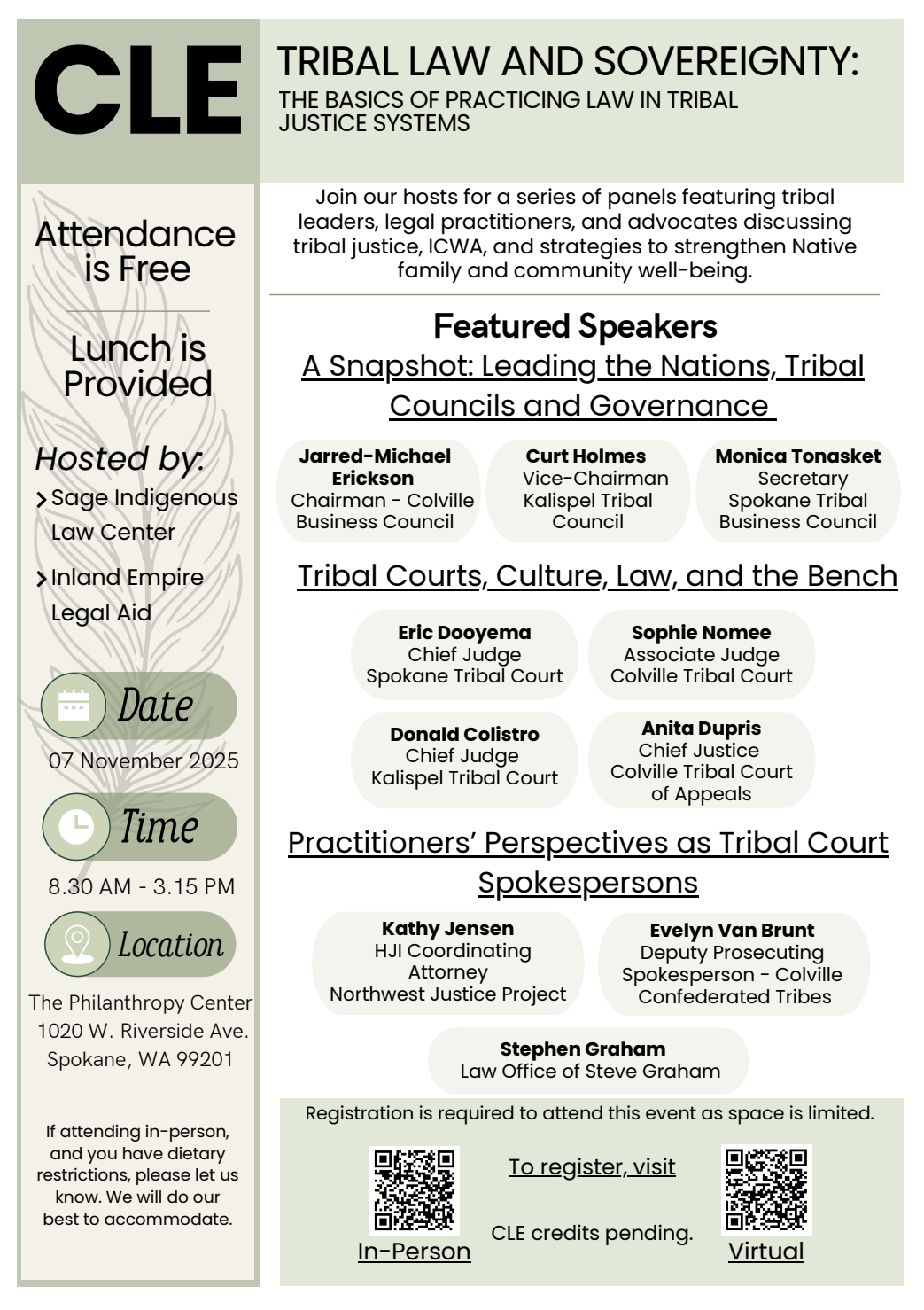 CLE on Tribal Courts